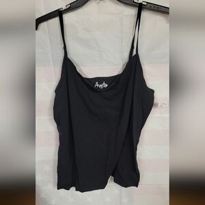 Aveto Plus 3X Black Adjustable Straps Tank Cami